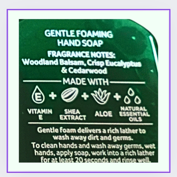 🟩🔥"FRESH BALSAM" 2-ITEMS FOAMING HAND SOAP & 3-WICK CANDLE - Picture 5 of 10